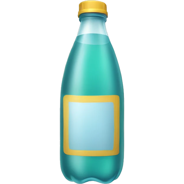 Botella de agua emoji