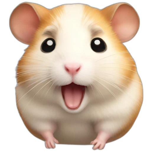 Ugly hamster emoji