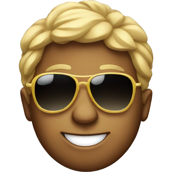 Star with sunglasses emoji