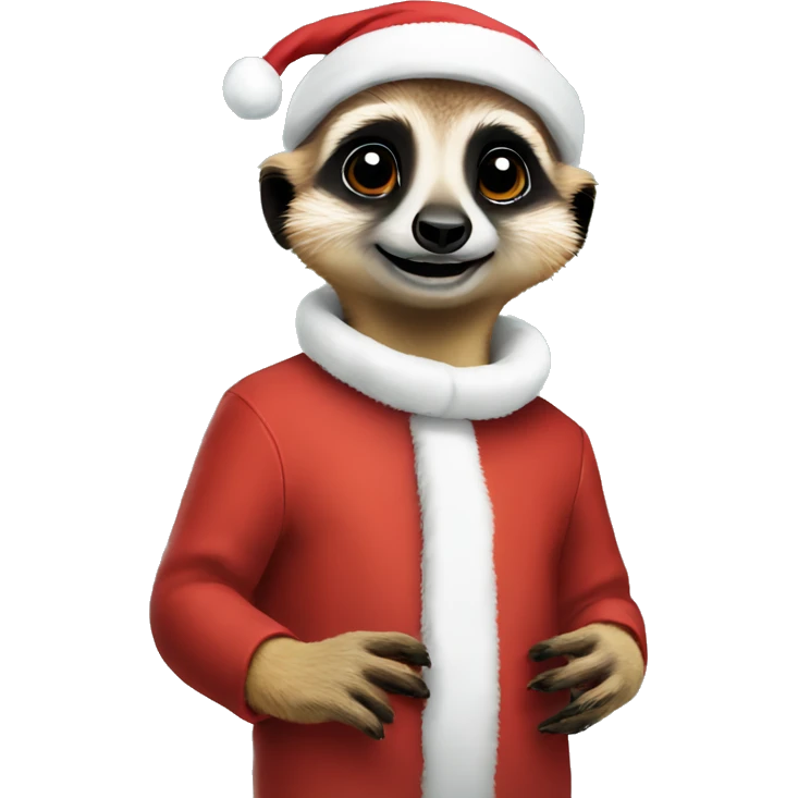 Meerkat christmas emoji