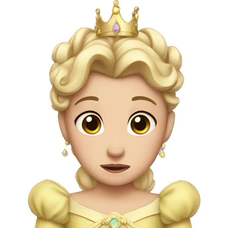 princess crying emoji