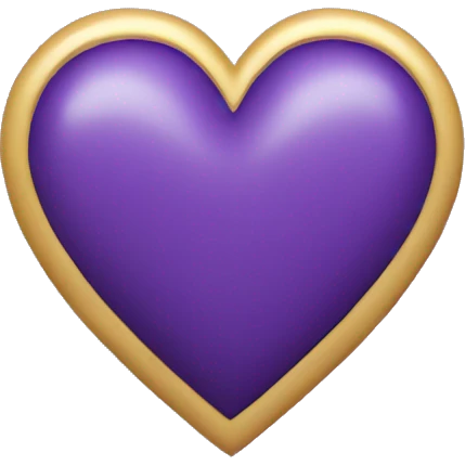 Violet heart emoji