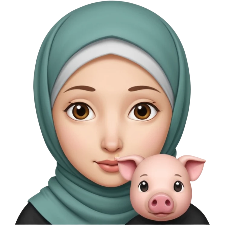 🐷🧕 emoji