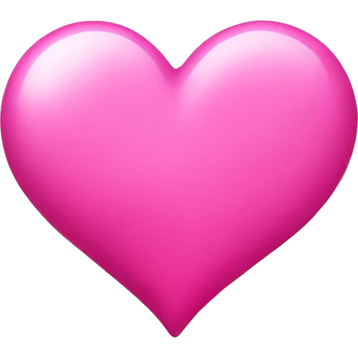 Pink shiny hearts emoji