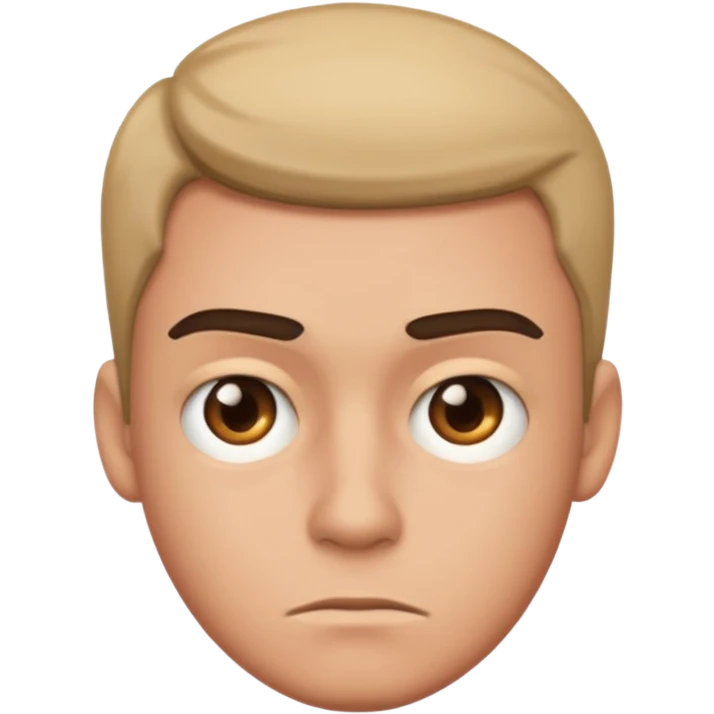 A guy being sus emoji