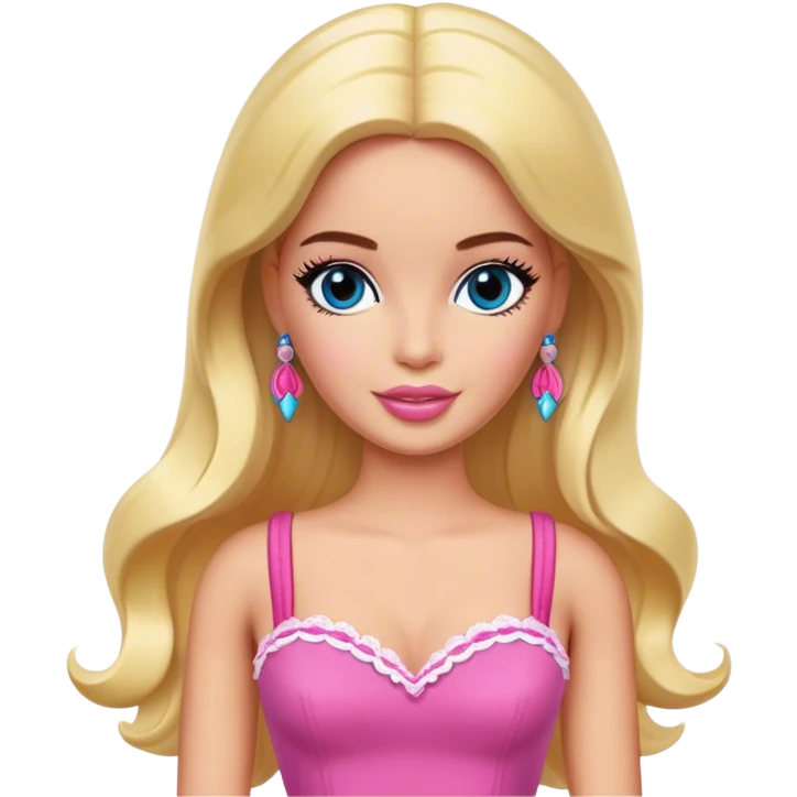 Barbie colombiana blanca  emoji