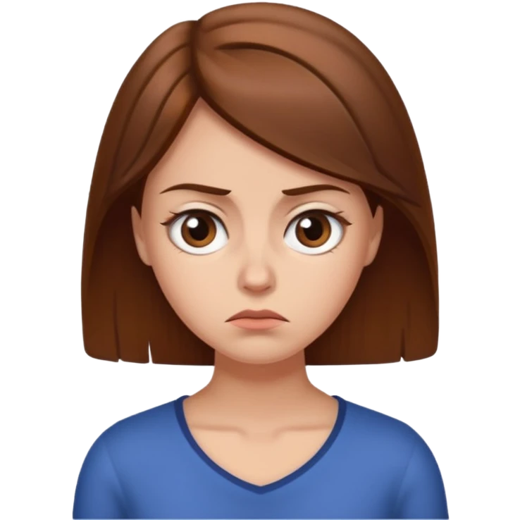 annoyed girlfriend eye roll emoji