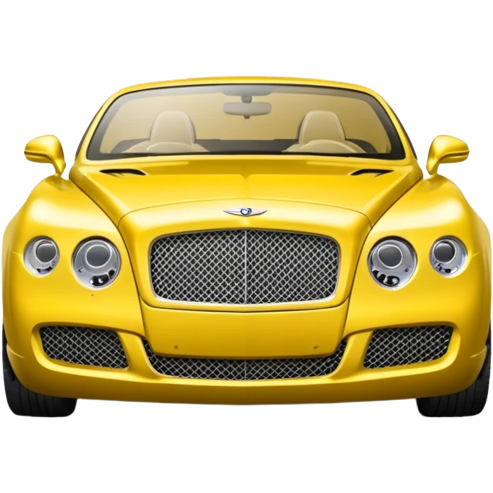 Yellow Bentley emoji