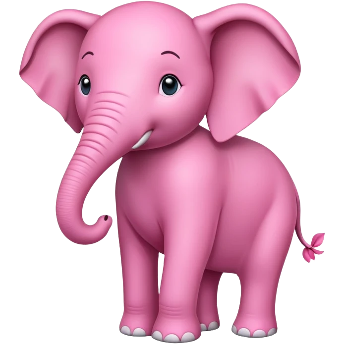 Pink elephant  emoji