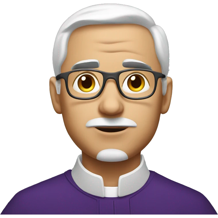 a catholic priest annoyed emoji