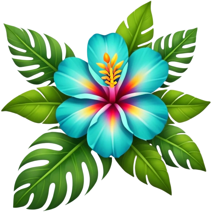 tropical flower emoji