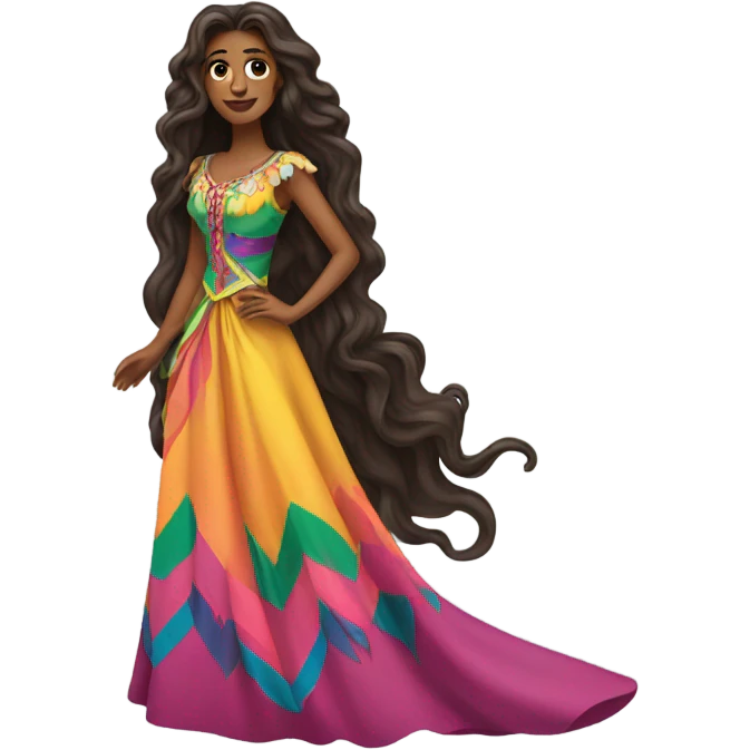 Esmeralda 5 foot tall  emoji