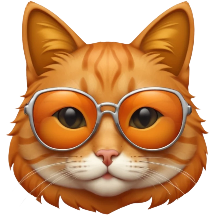 Cat wearing sunglasses emoji