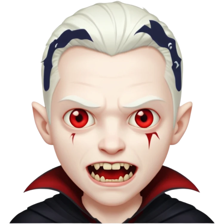 Boy albino vampire emoji