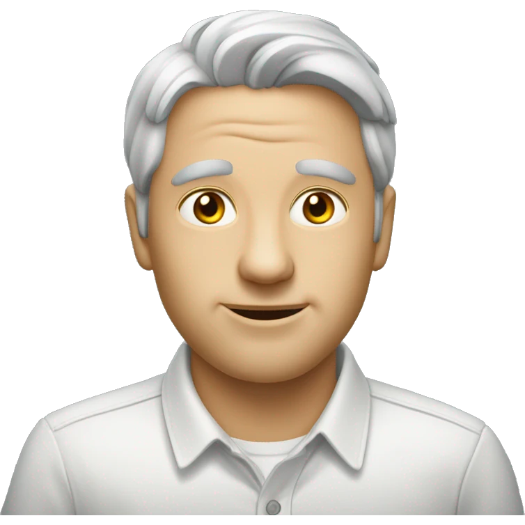 белый кот в новогодней шапке  emoji