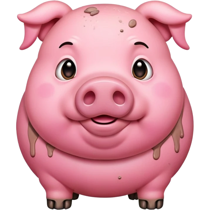 Ugly fat pig  emoji