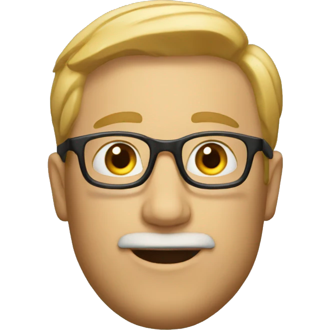 smart man emoji