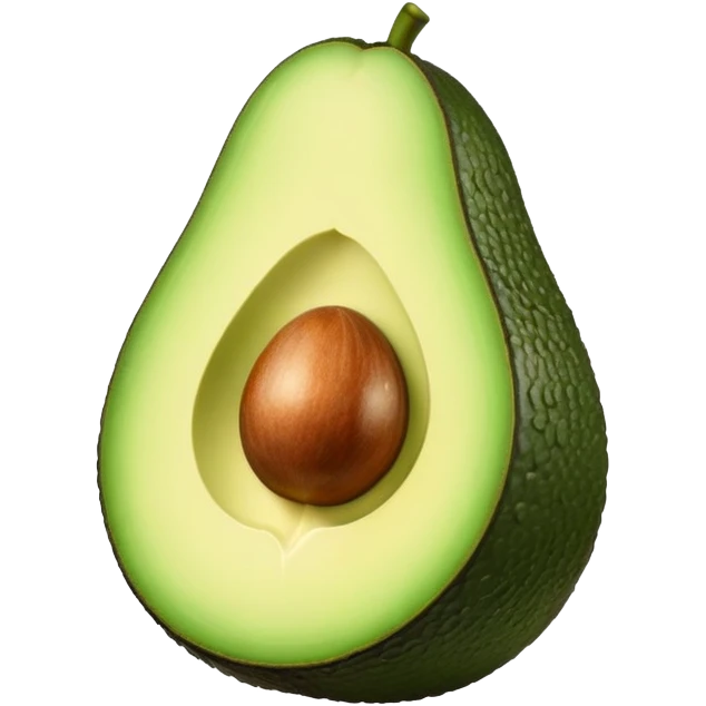 sad realistic avocado emoji