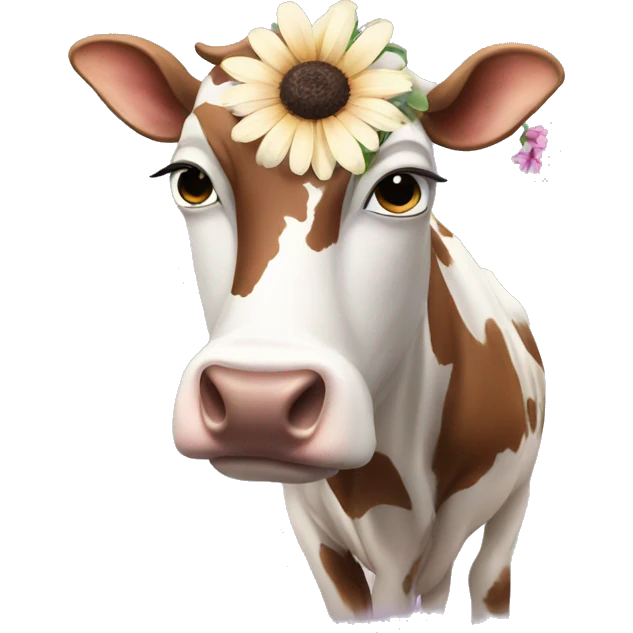 Cows That Are Flowers emoji