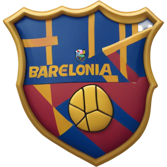 Fc Barcelona logo emoji