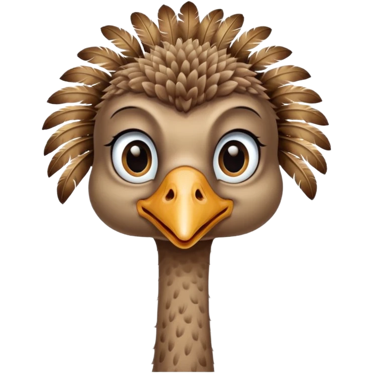 Ostrich emoji