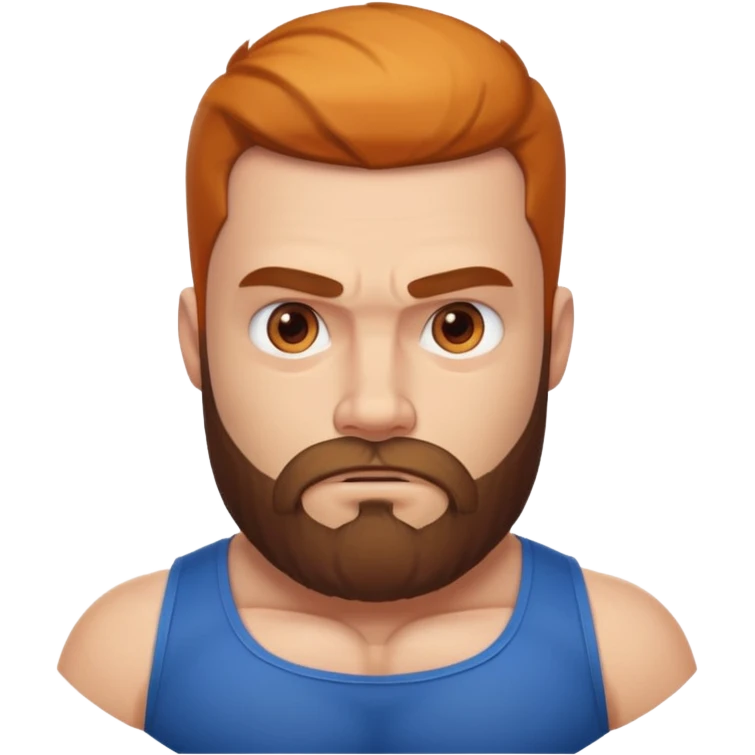 heroic man with beard emoji