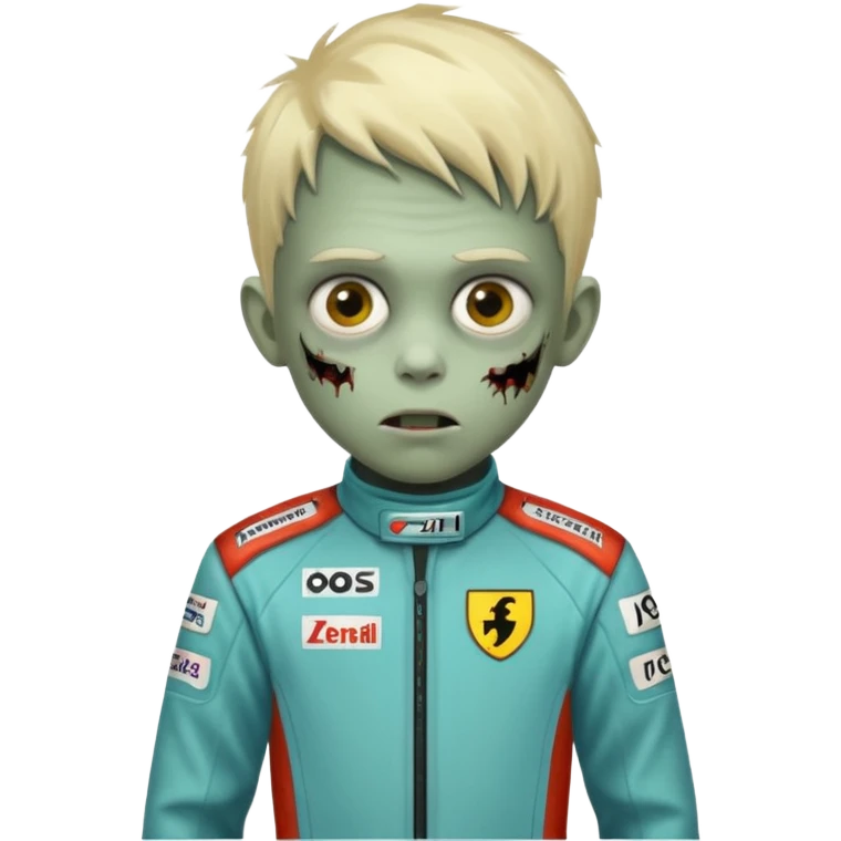 kid zombie formlua 1 racer emoji