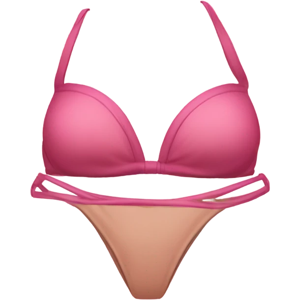 Pink bikini emoji