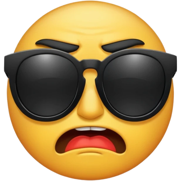 Angry Sunglasses emoji