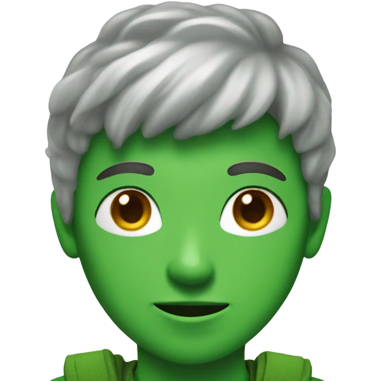Green person emoji