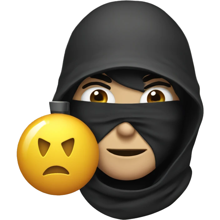 Burglar emoji