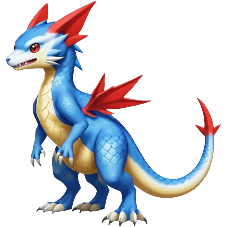Gabite-Veemon-Digimon-Latias-Peppercat-Pokémon-Flamedramon-fusion-animal-hybrid-creature, Full body  emoji