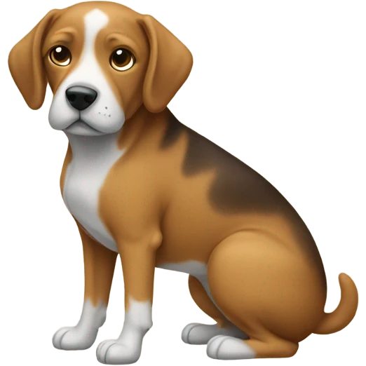 Dog wearing shoes emoji
