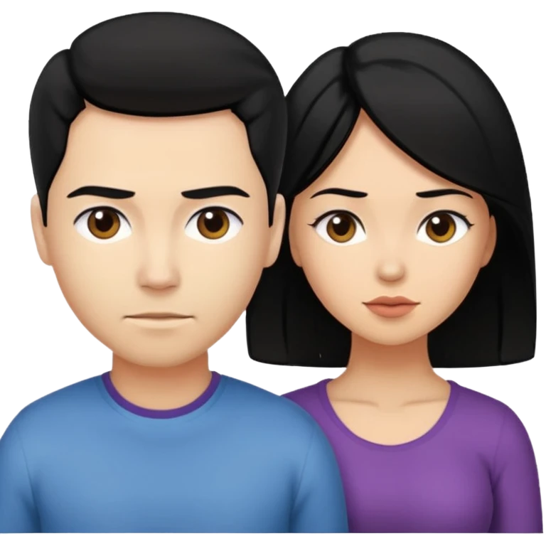 I want a female with black hair in doggystyle sex position with her head facing me and her ass facing away & then a guy behind her eating her ass emoji