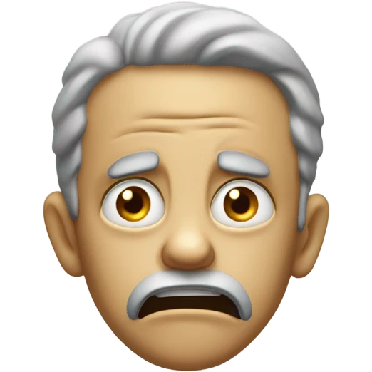 extremely shocked and devastated  emoji