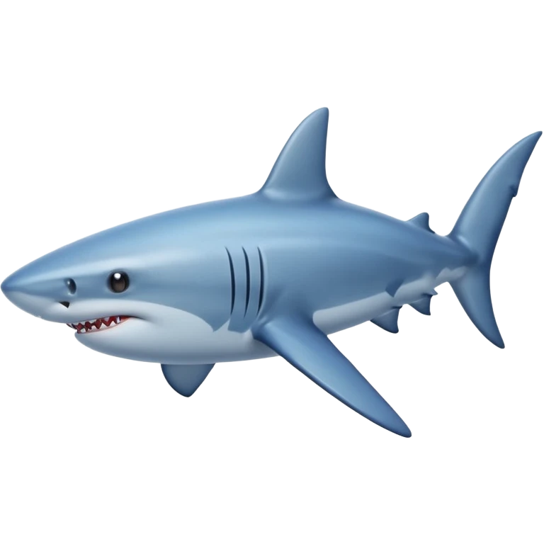 shark swimming in sea water emoji