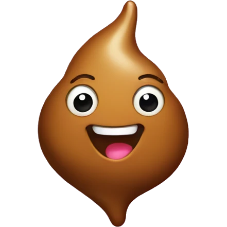 Poop with hearts sparkling  emoji