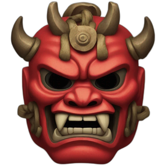 fuel japanese oni mask emoji