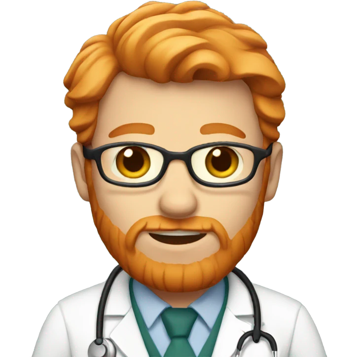 Ginger doctor emoji