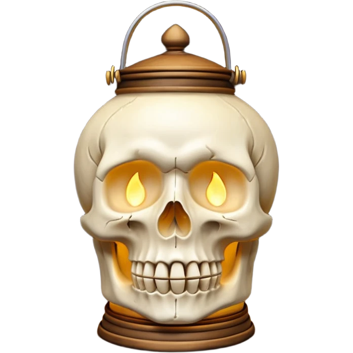 Skull Lantern emoji