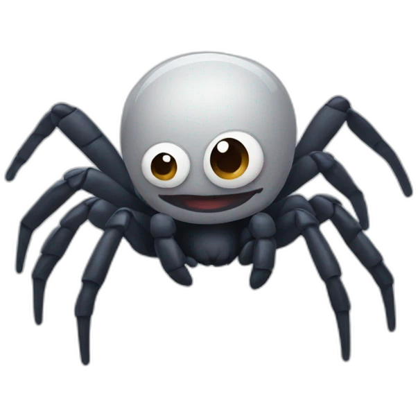 Adorable spider emoji