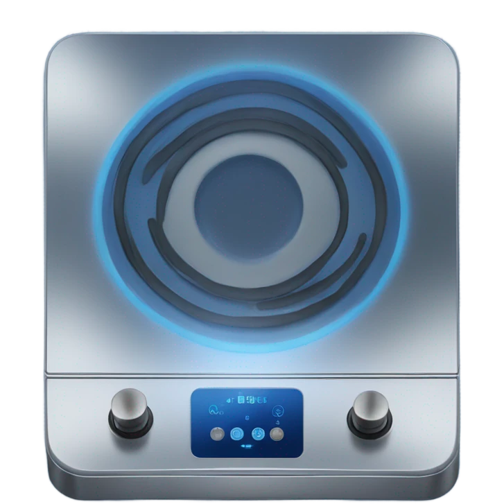 induction stove glowing blue emoji