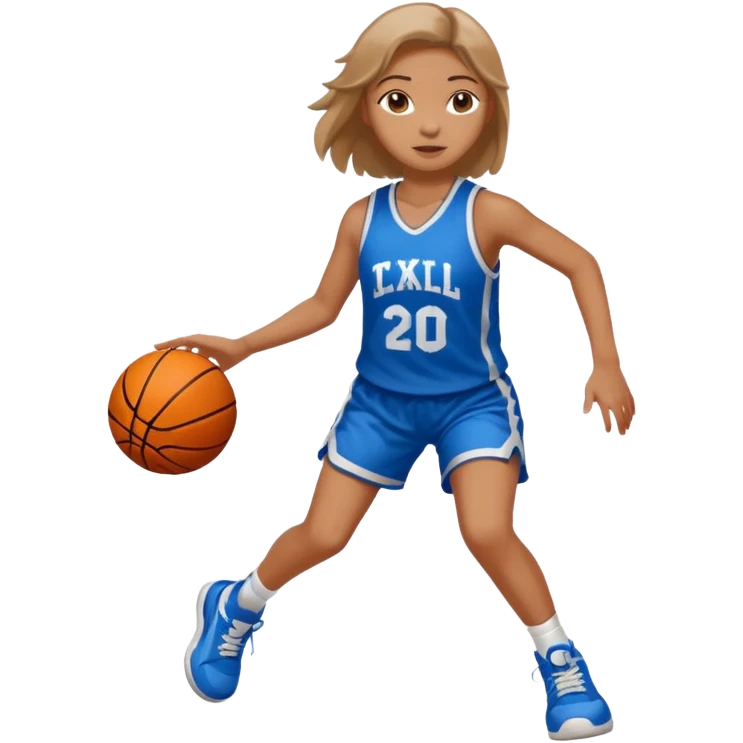 basketball playing girl emoji