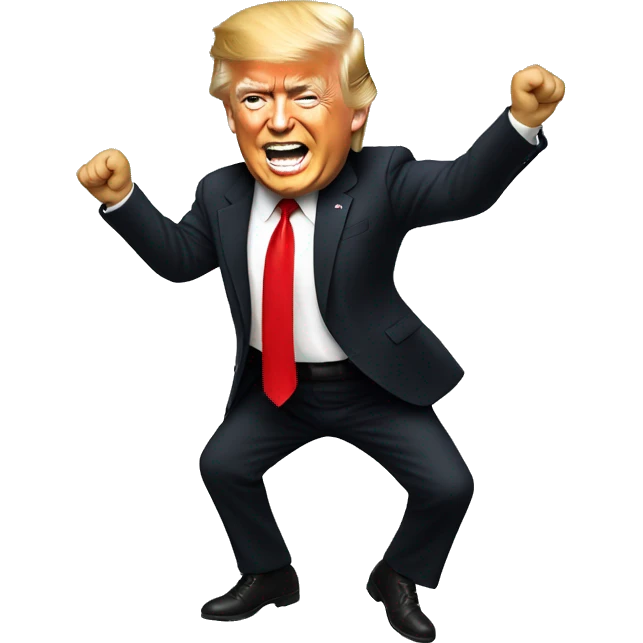 Trump dancing emoji