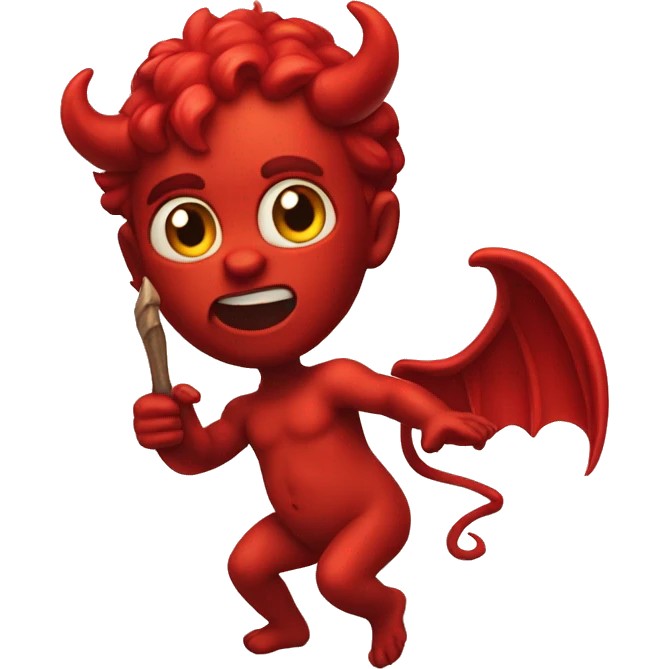 Devil cupidon emoji