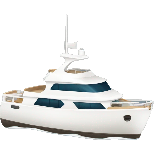 white yatch emoji