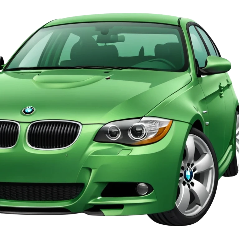 BMW e90 green emoji