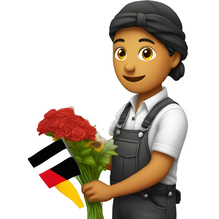 florist with germany flag emoji