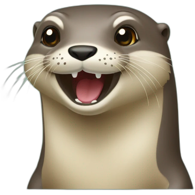 Loutre sur tortu emoji