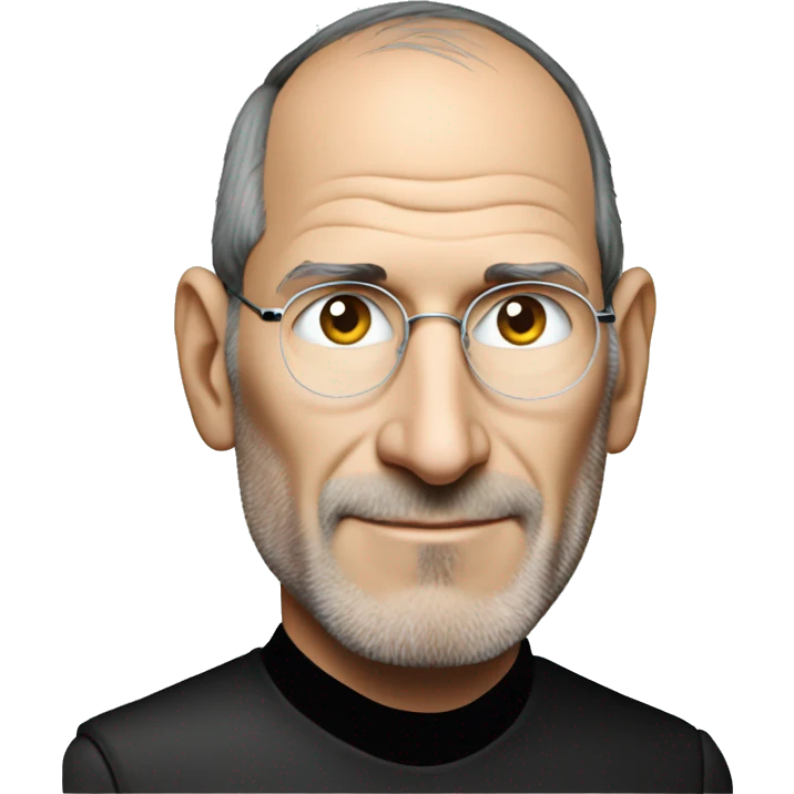 steve jobs with stars in his etes emoji
